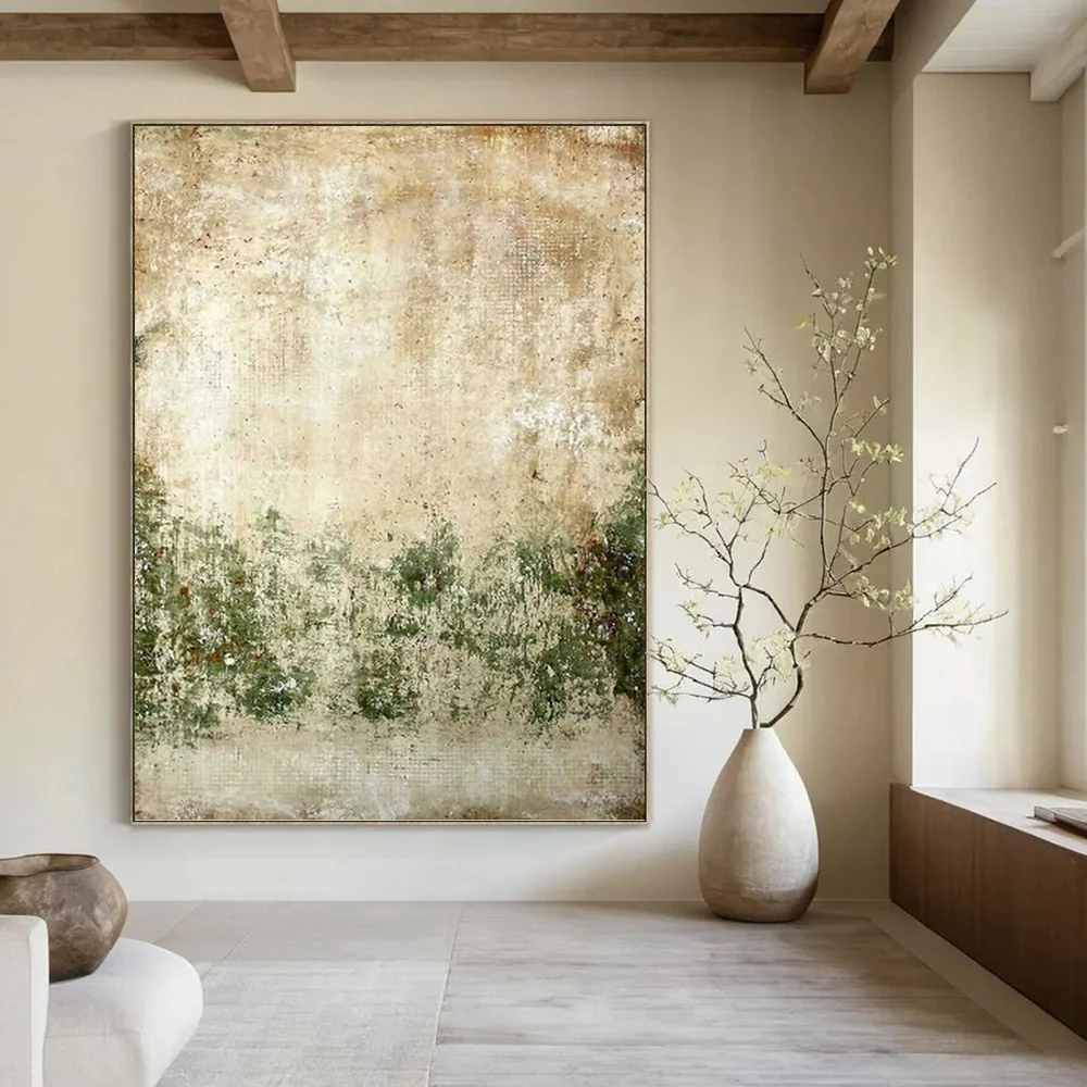 Bedroom Scenic Textured - extra large modern wall decor